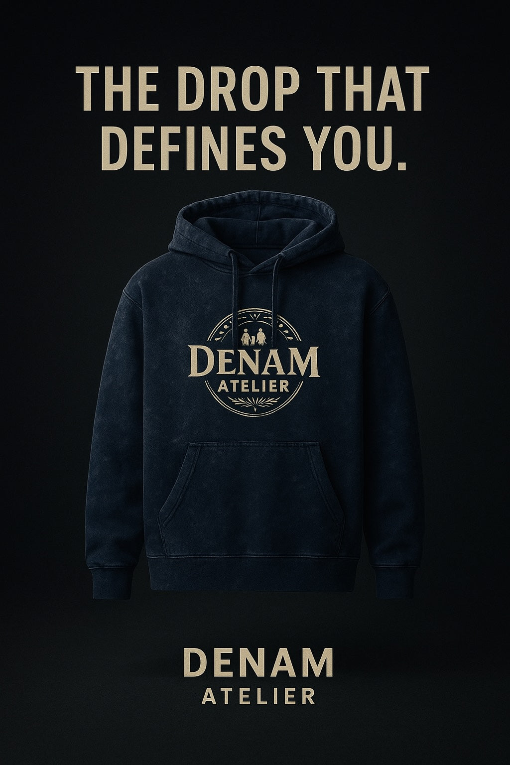 Unisex Acid Washed Hoodie